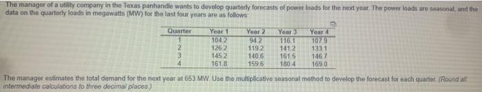 The manager of a utility company in the Texas