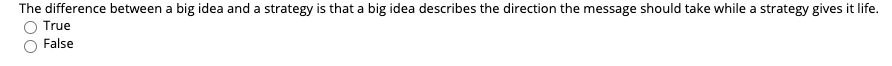 The difference between a big idea and a strategy
