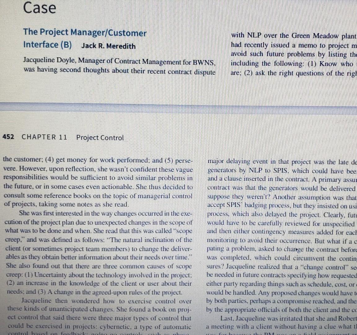 what is the solution to the questions? Case The