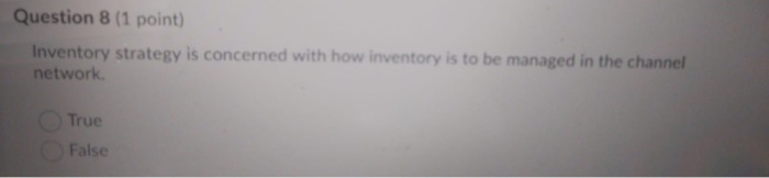 Question 5 (1 point) The idea of a flexible