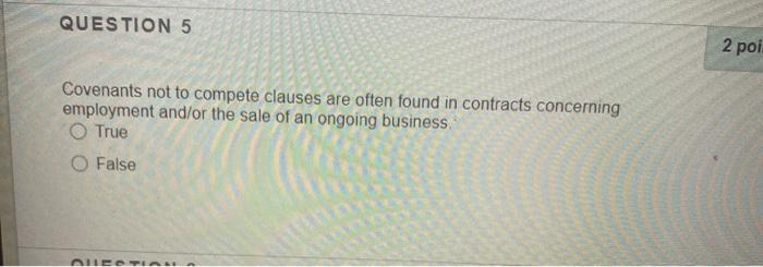 please answer them all QUESTION 2 2 points A