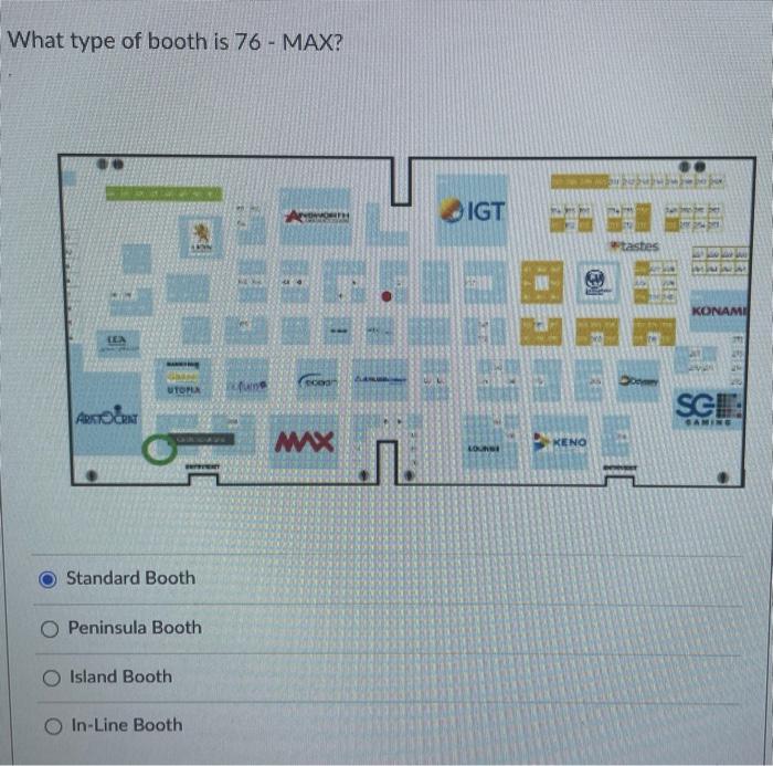 what type of booth? What type of booth is 76 -