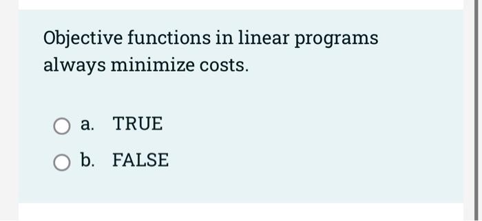 When using the graphical method, only one of the