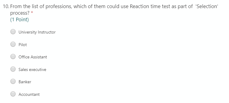12). What do you understand by 'Selection' as a