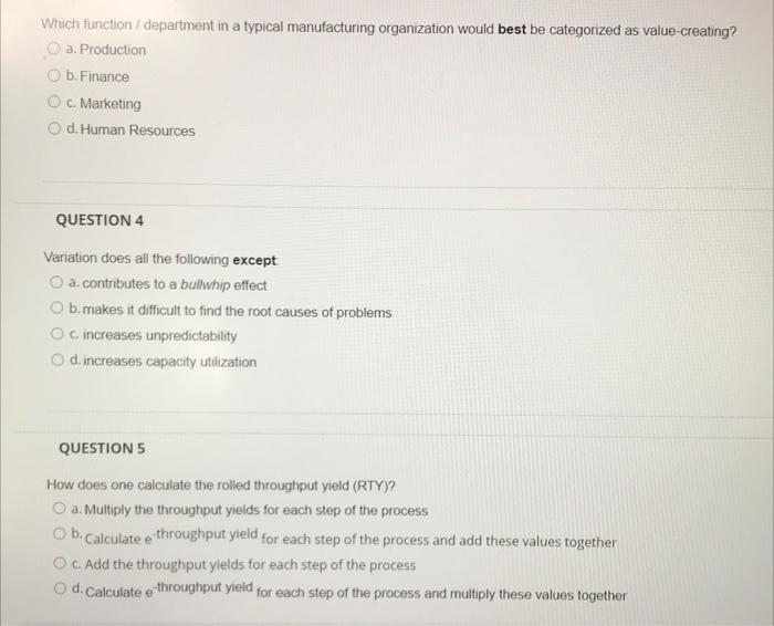 Which function department in a typical