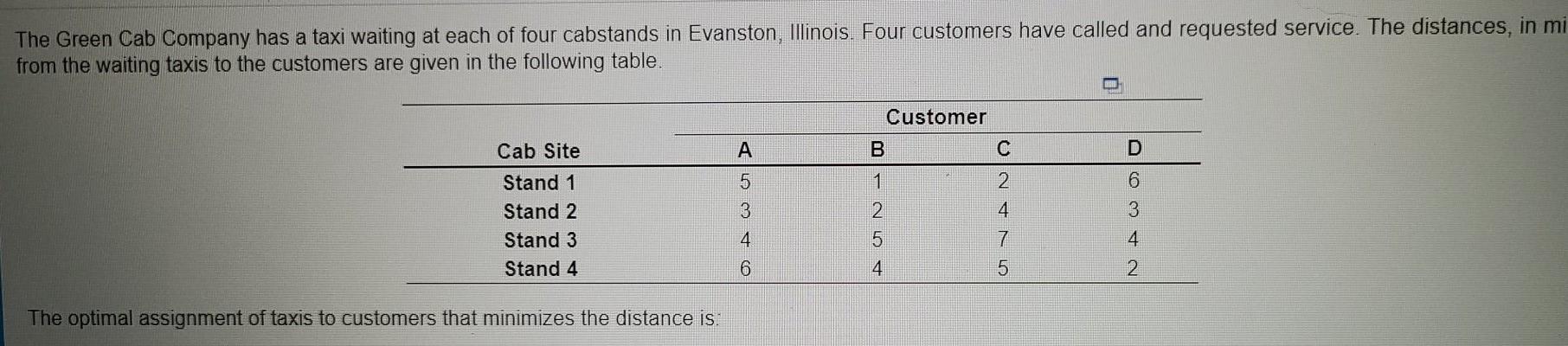 Customer A ___ Customer B ___ Customer C ___