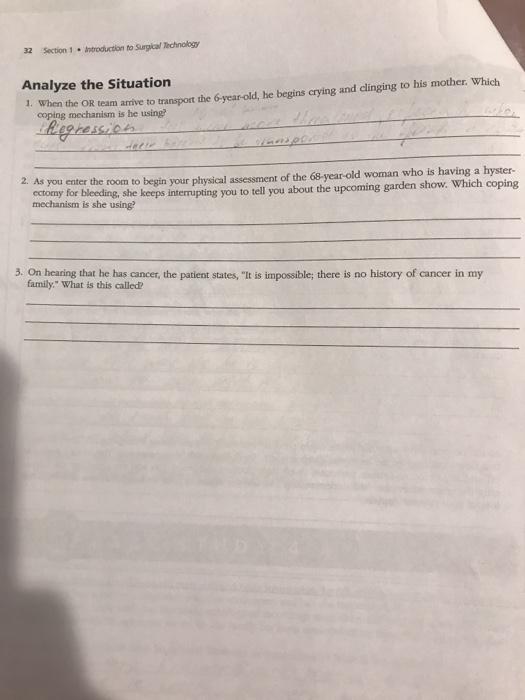 22 Section 1. Introduction to Surgical Technology