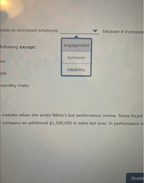 Effective performance management leads to