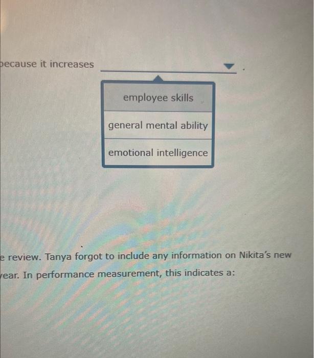 Effective performance management leads to