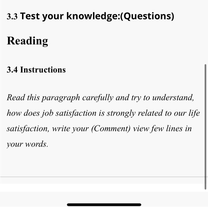 Of course, job satisfaction is important for