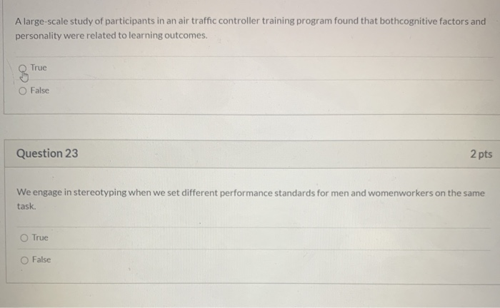 A large-scale study of participants in an air