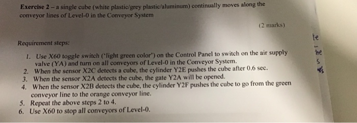 a single cube (white plastic/grey