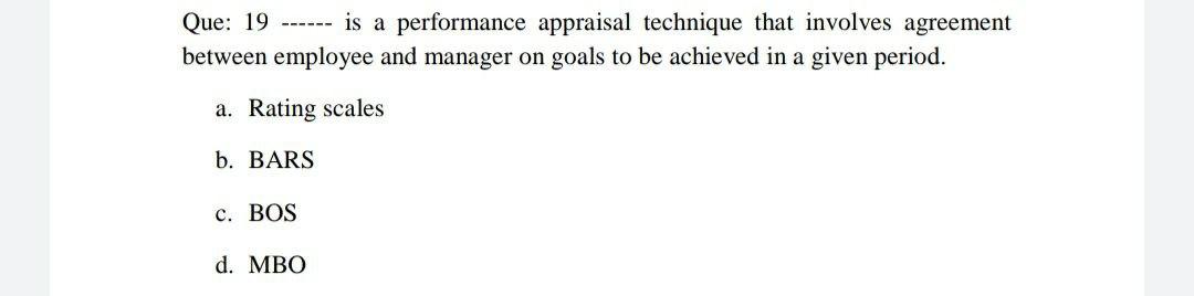 Operations Management Que: 19 ------ is a