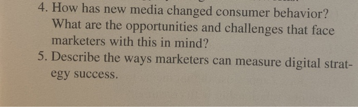 4. How has new media changed consumer behavior?