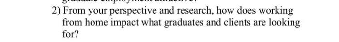 2) From your perspective and research, how does