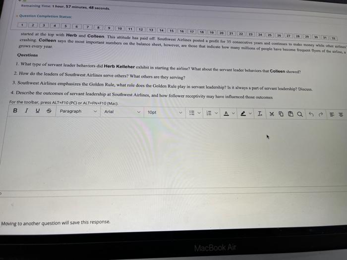 Question Completa Question 21 10 points Part 3: