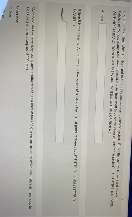 Brightlin has 75 steel wheels in stock and needs