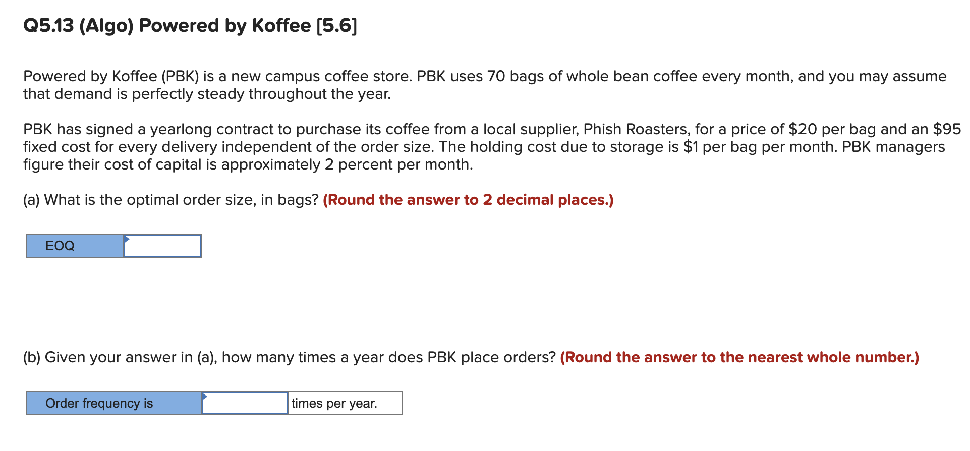 Q5.13 (Algo) Powered by Koffee (5.6] Powered by