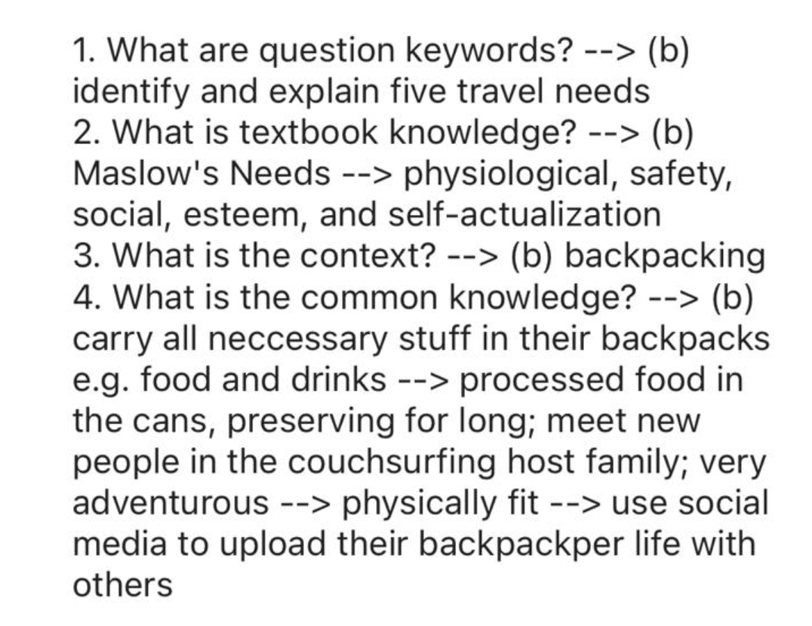 Although young backpackers represent a growing