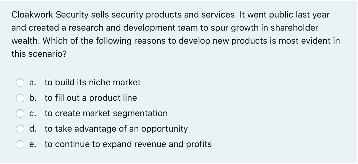 Cloakwork Security sells security products and