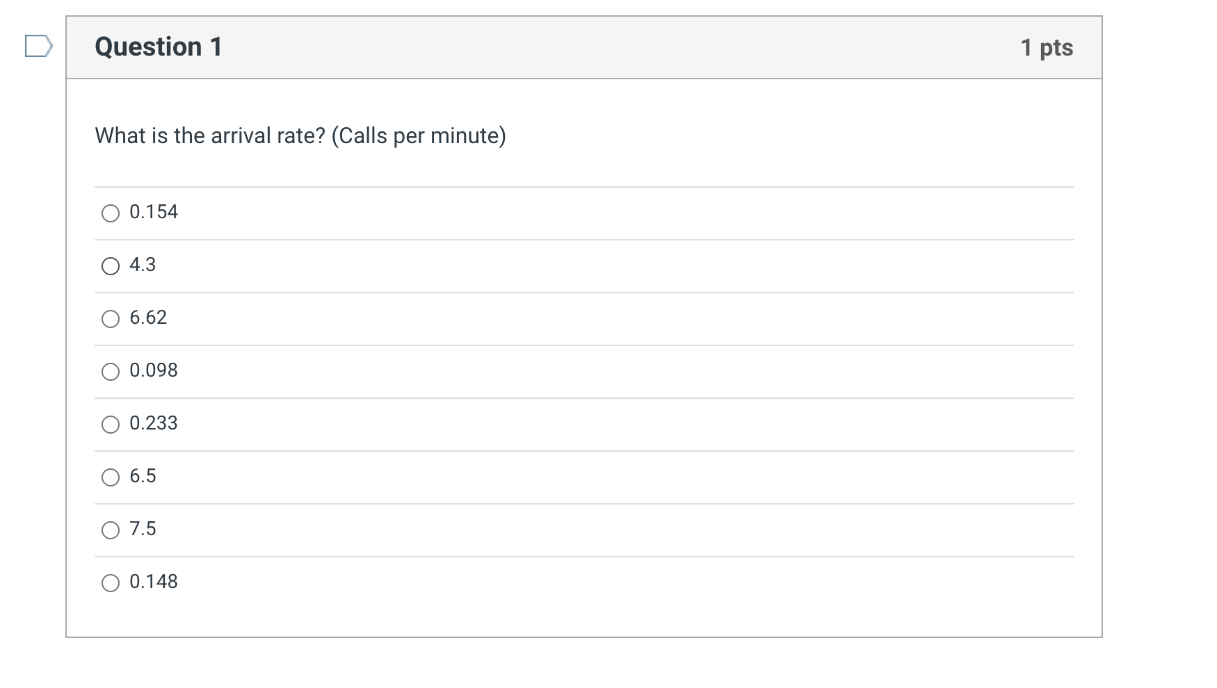 Use cells B2 and B3 to calculate Lambda and Mu.