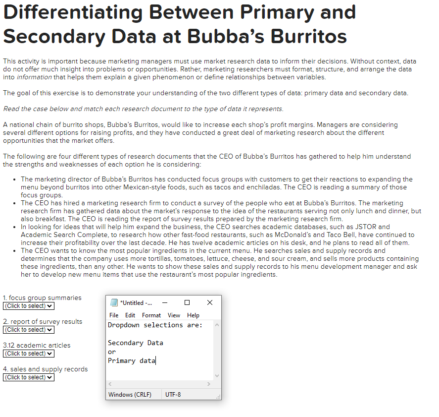 Differentiating Between Primary and Secondary