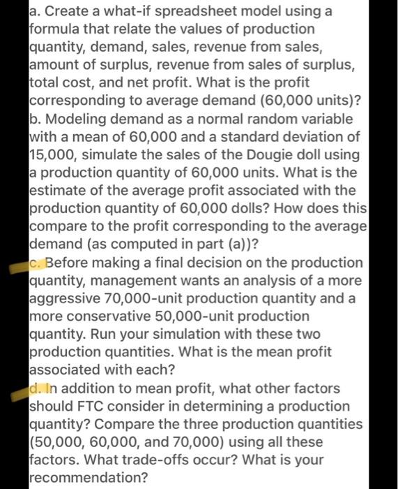 only need C & D with simulations thank you ! In