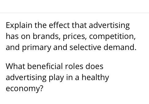 please help thank you Explain the effect that