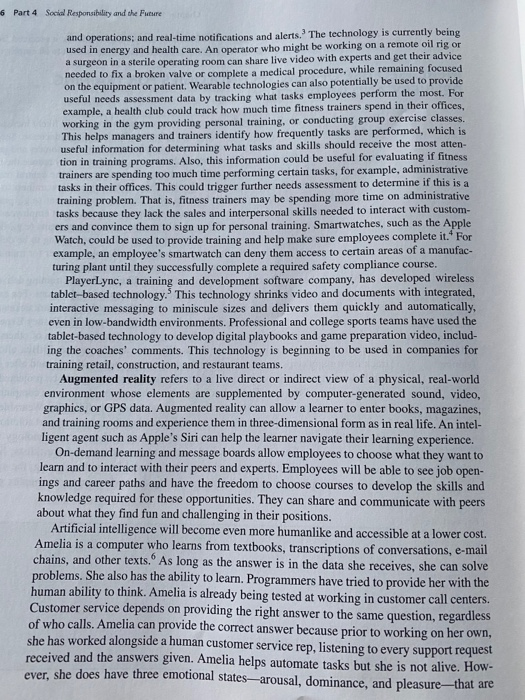 Discuss fully the future trends that will affect