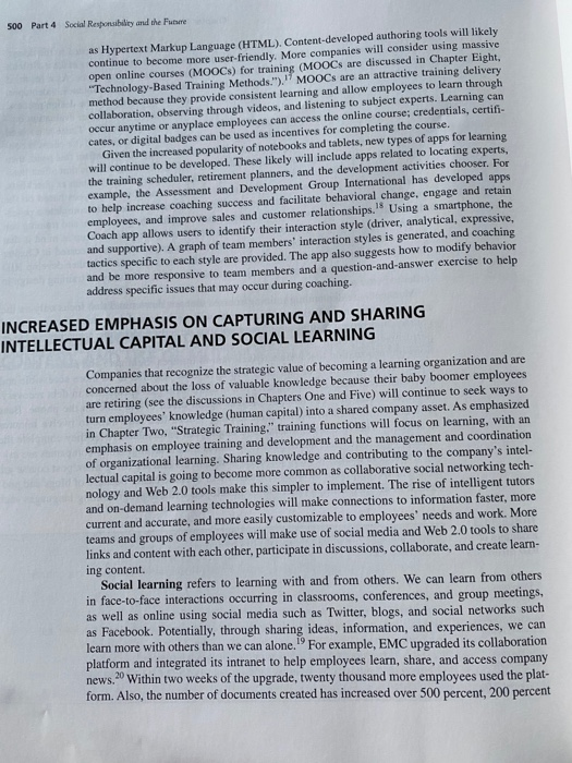 Discuss fully the future trends that will affect