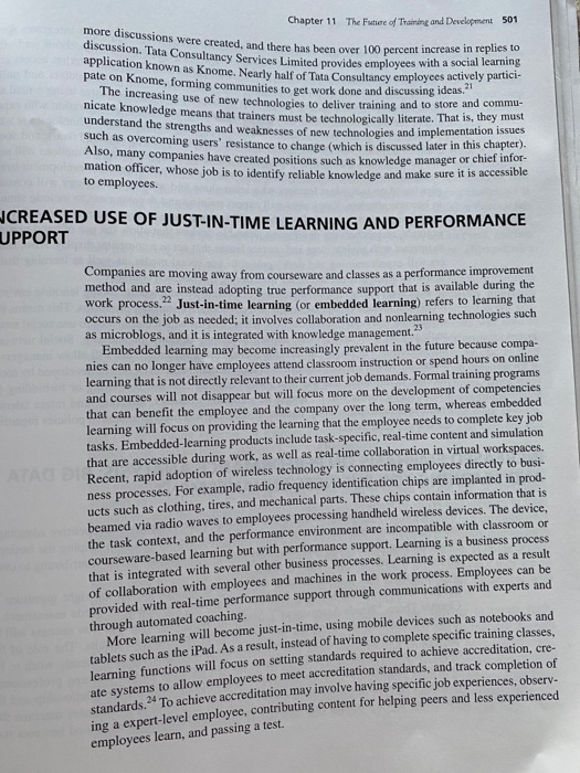 Discuss fully the future trends that will affect