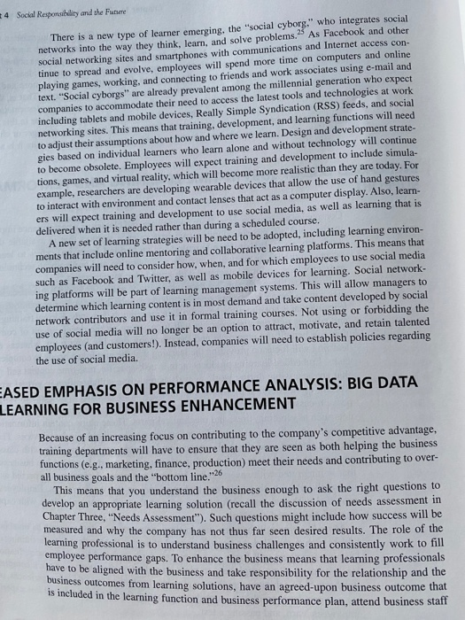 Discuss fully the future trends that will affect