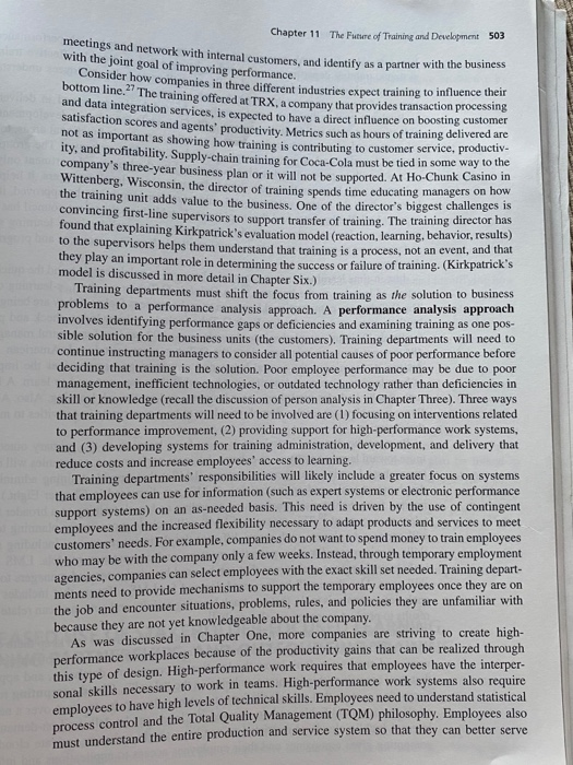 Discuss fully the future trends that will affect