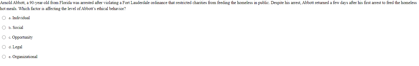 Arnold Abbott, a 90-year-old from Florida was