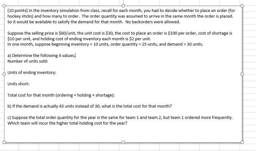 This is a supply-chain question. You can use