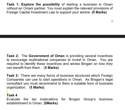 Task 1: Explore the possibility of starting a