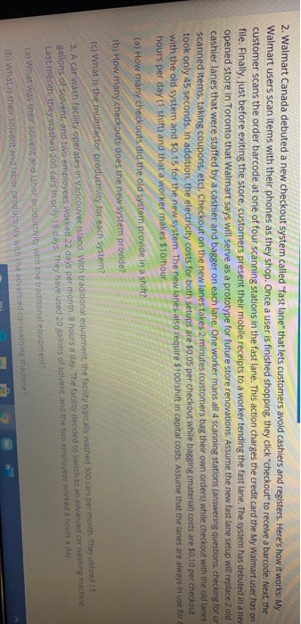 2. Walmart Canada debuted a new checkout system