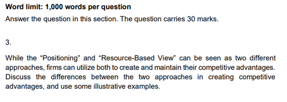 Word limit: 1,000 words per question Answer the