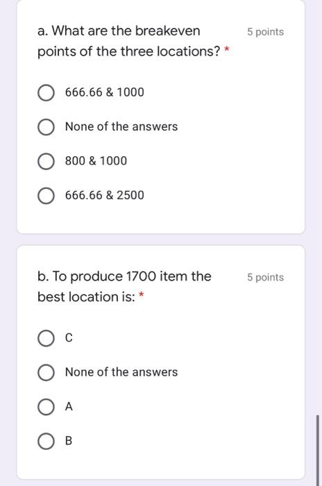 BMIS Problem 3: Location Analysis LG is
