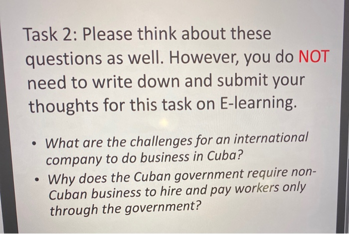 Task 1: You are required to write a short