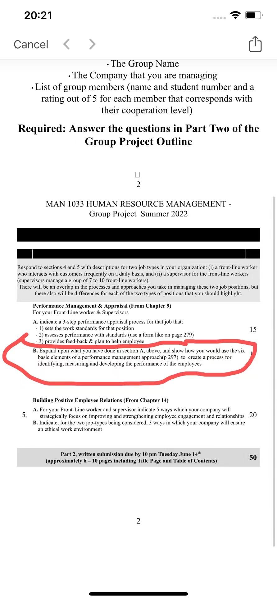 Please answer 4B according to the content