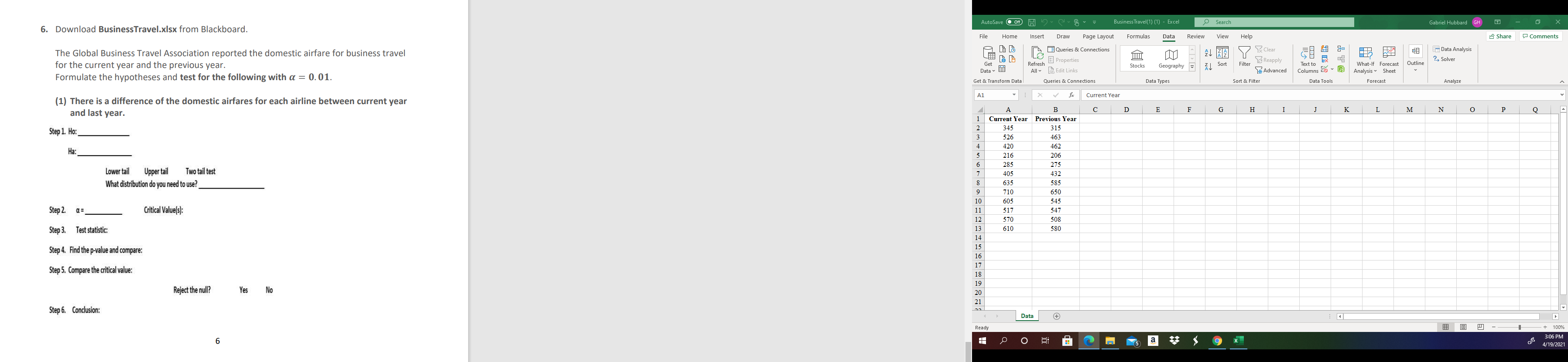 AutoSave Off PI Business Travel(1) (1) - Excel