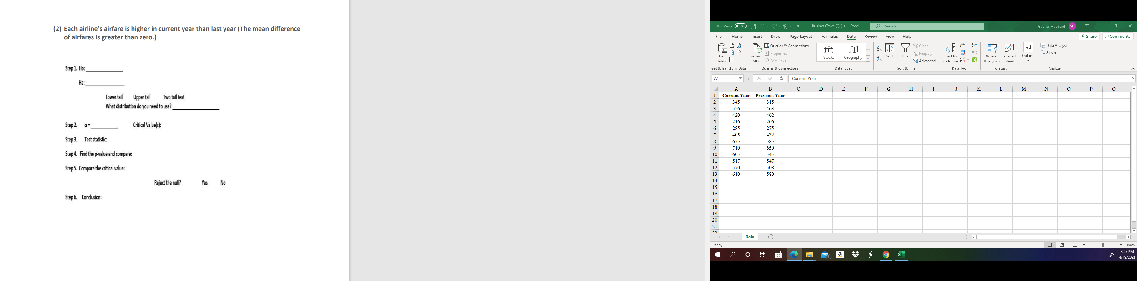 AutoSave Off PI Business Travel(1) (1) - Excel