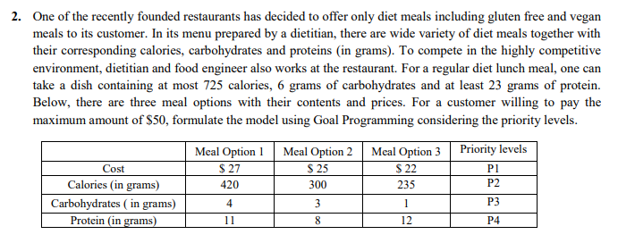 2. One of the recently founded restaurants has