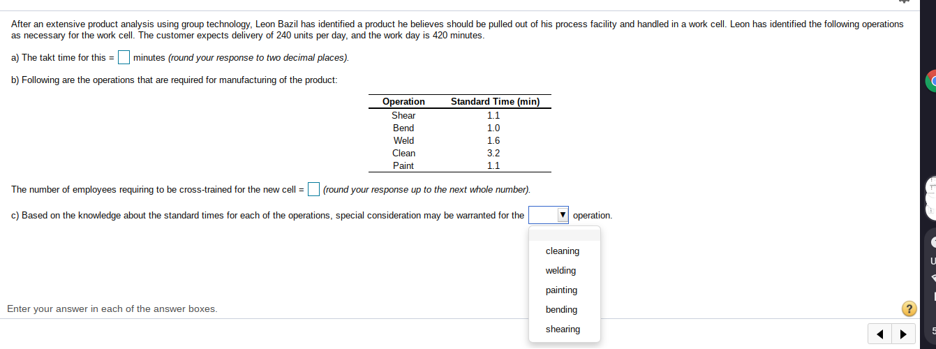 After an extensive product analysis using group