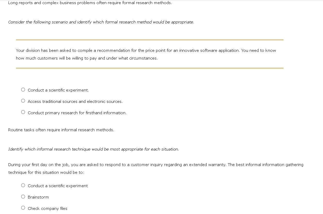 Which questions should you ask yourself in order