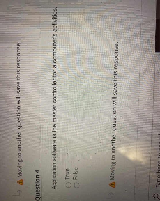 A Moving to another question will save this