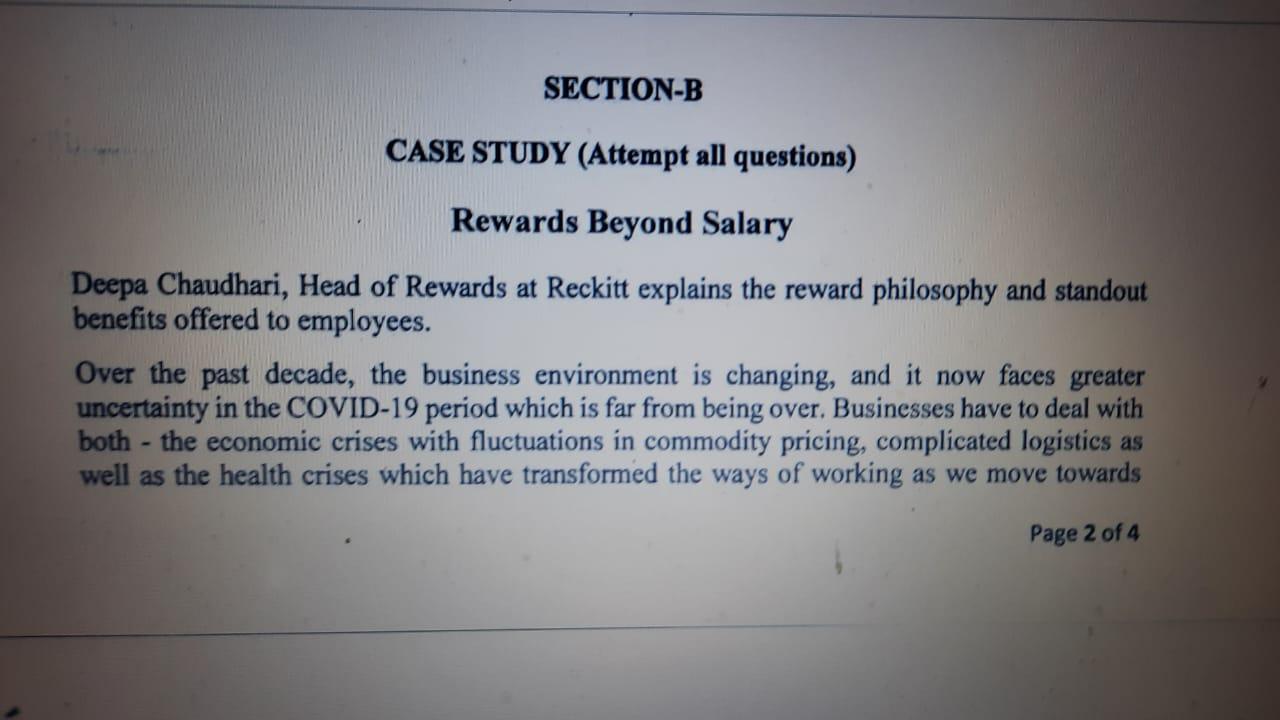 please answer....urgent SECTION-B CASE STUDY