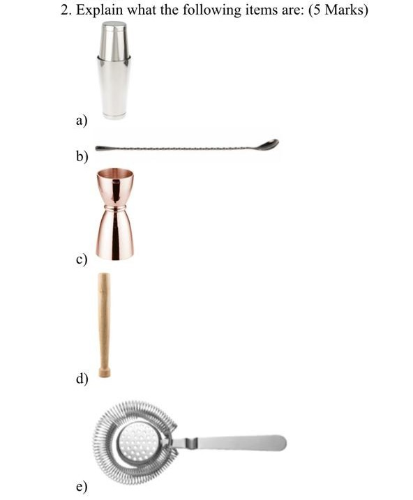 answer in detail? 2. Explain what the following