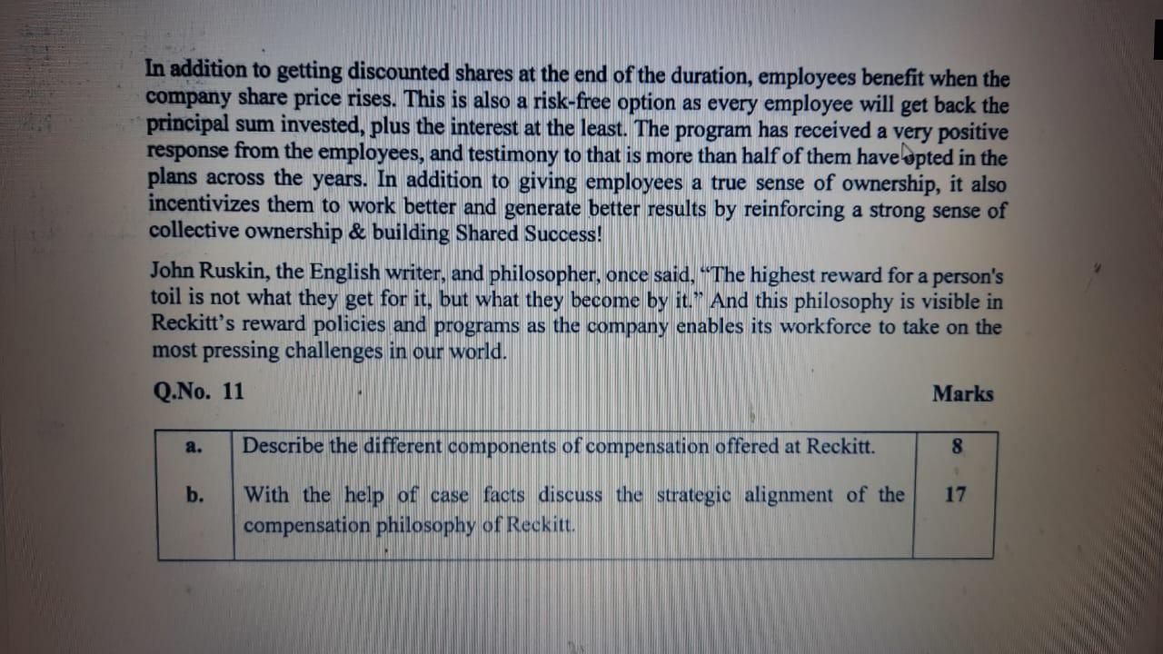 please answer....urgent SECTION-B CASE STUDY